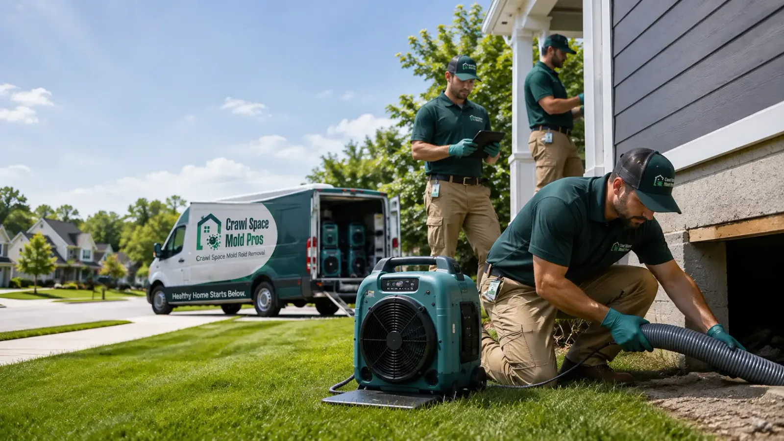 Crawl Space Mold Removal in Holland, MO